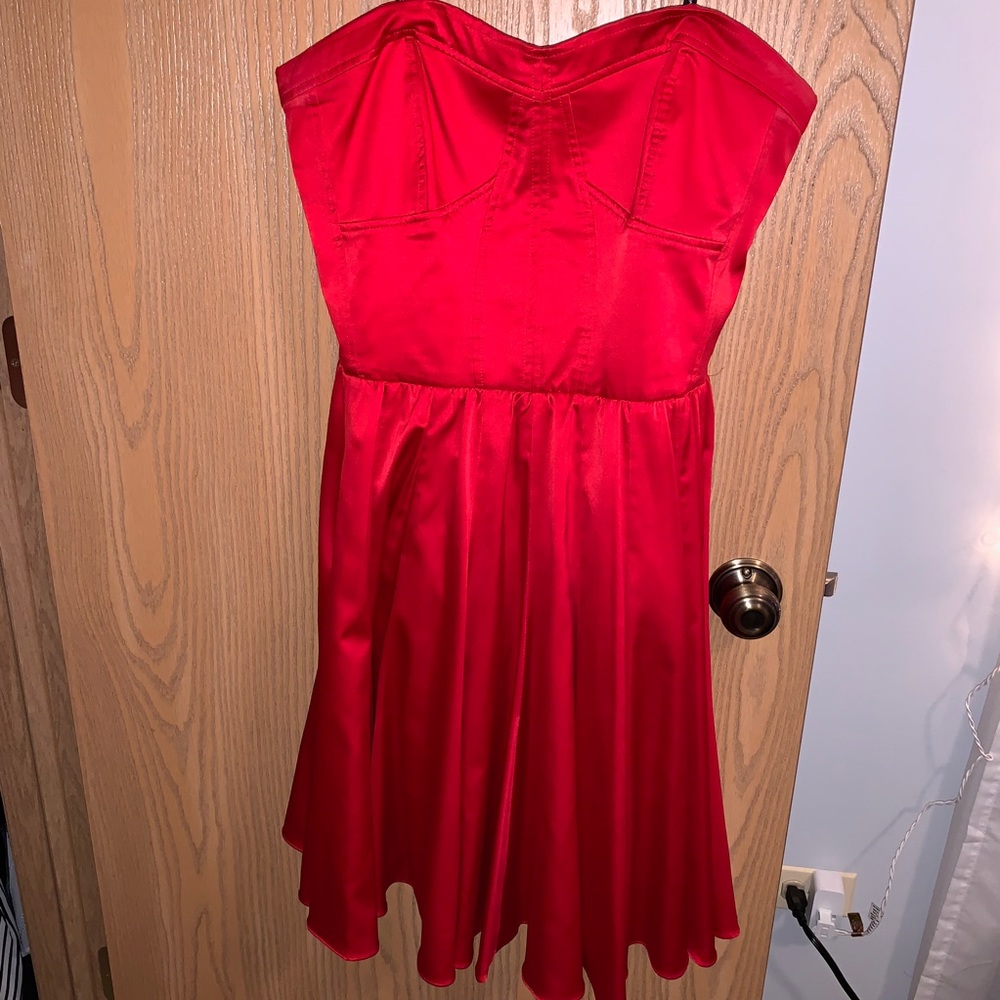 GUESS Strapless Red Dress GREAT CONDITION